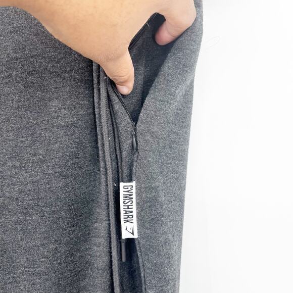 Gymshark Womens Slounge Cinched High Waist Lounge Activewear Joggers Pants Gray - Picture 8 of 9